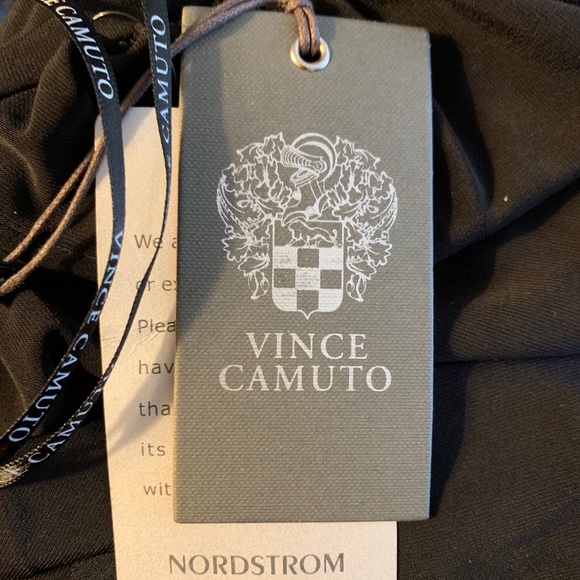 Vince Camuto Black halter cascade dress - Picture 8 of 11